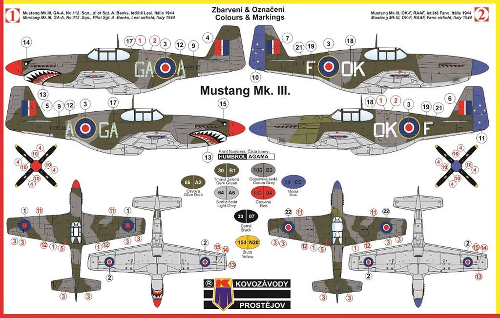 KPM0031 Mustang Mk.HI KP Models