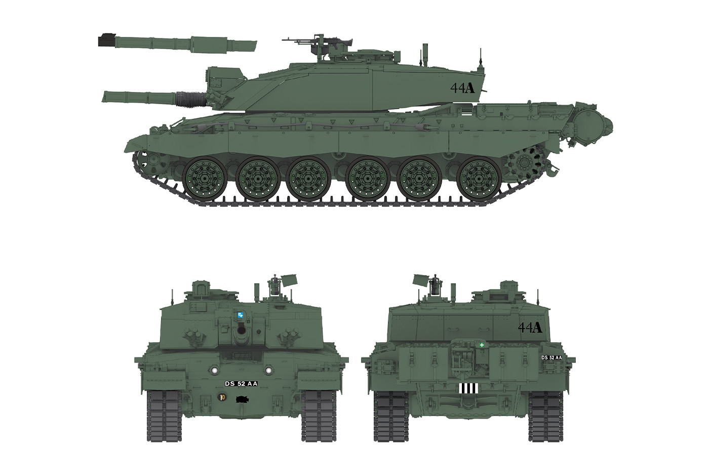 RM-5062 Британский танк Challenger 2 Rye Field Model (RFM)