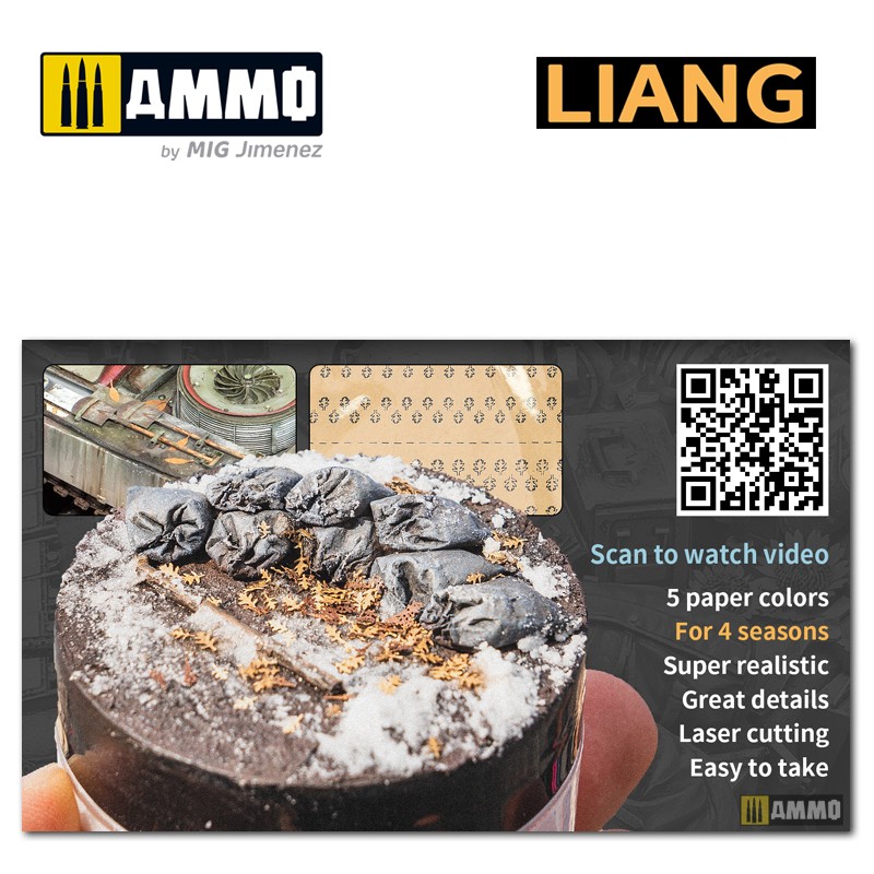 LIANG-0147 Набор декораций Paper Leaves Series - Winter 1