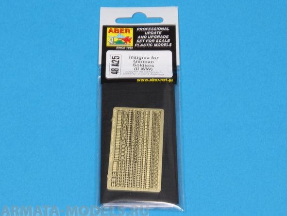 ABR-48-A25  Дополнения для  Insignia for German Soldiers (II WW) для  1/48
