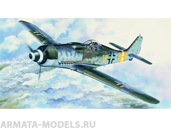 02411P Немецкий истребитель Focke-wulf Fw190 D-9 Trumpeter