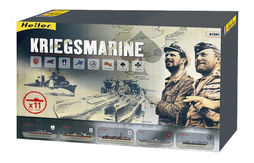 81091HL Корабль  COFFRET KRIEGSMARINE (1:400)