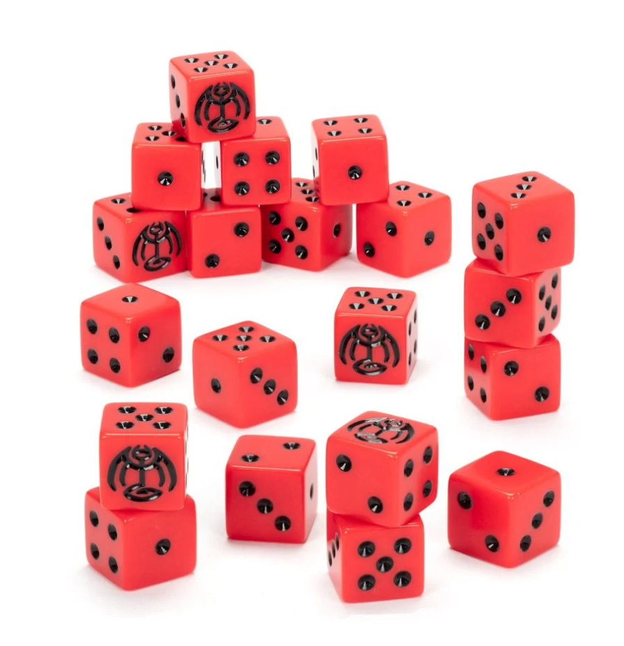 85-23GW Набор кубиков Дочери Кхейна (Daughters of Khaine Dice Set)