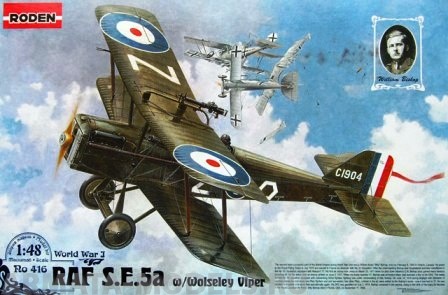 Rod416 Самолёт RAF S.E.5A W/WOLSELEY VIPER Roden