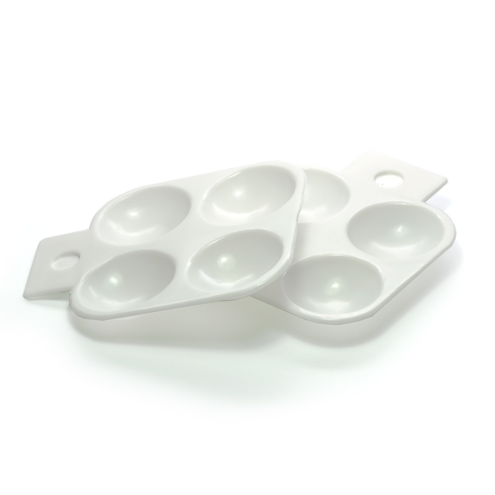 А120-01 Палитра для краски прямоугольная, 4 ячейки