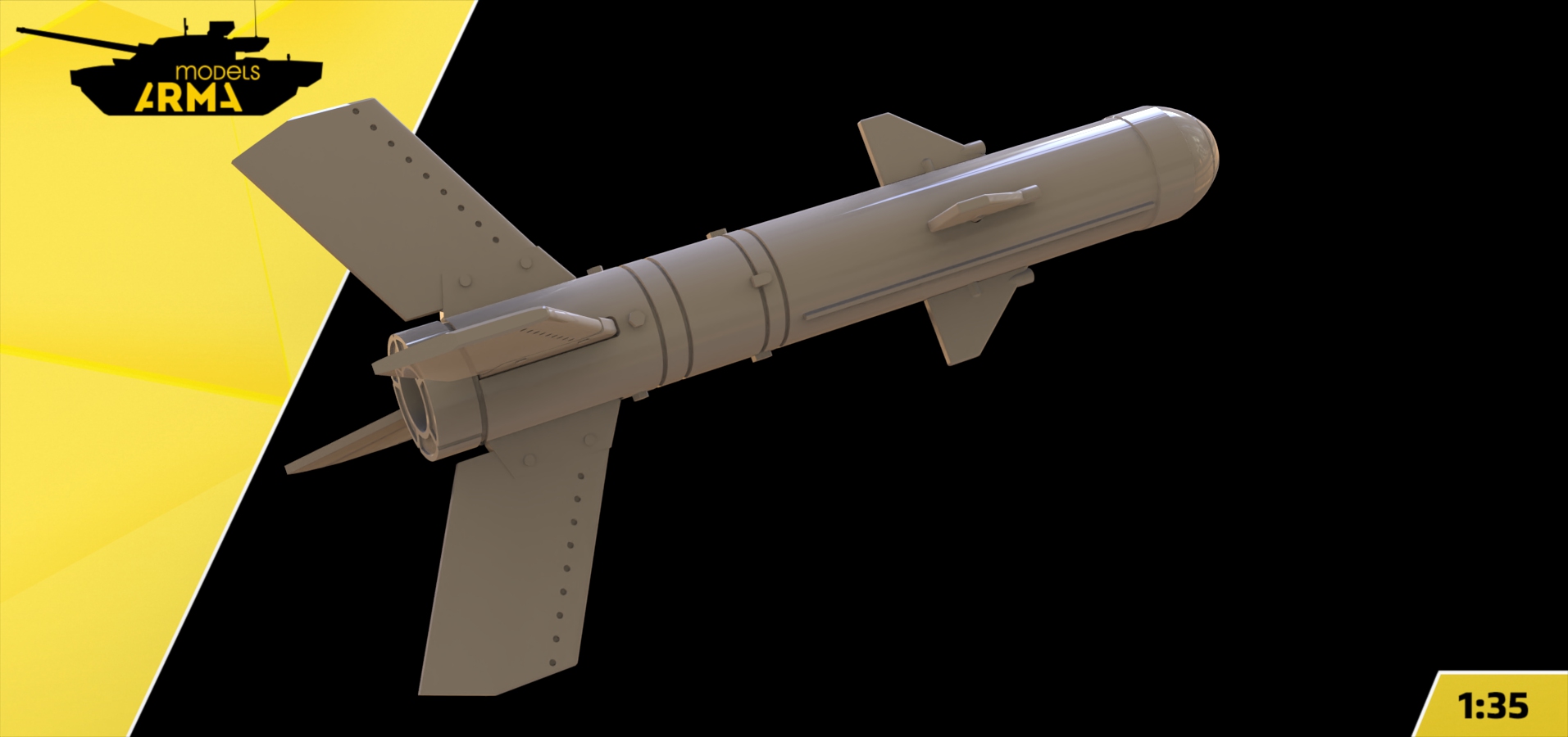 AM36000 Ракета 3М7 «Дракон» для ИТ-1 Arma Models