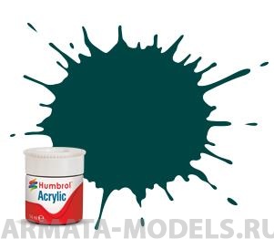 AB0239 Краска акриловая No 239 Британский гоночный зеленый - глянцевый - 14ml Acrylic