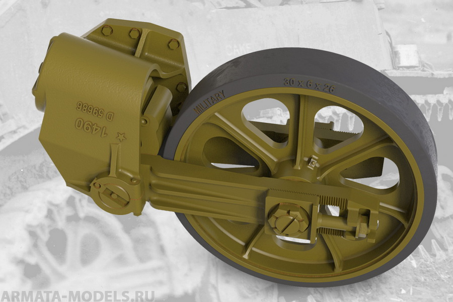 35010FURY Набор ленивцев для US light tank M5/M5A1/M8 HMC Idler set