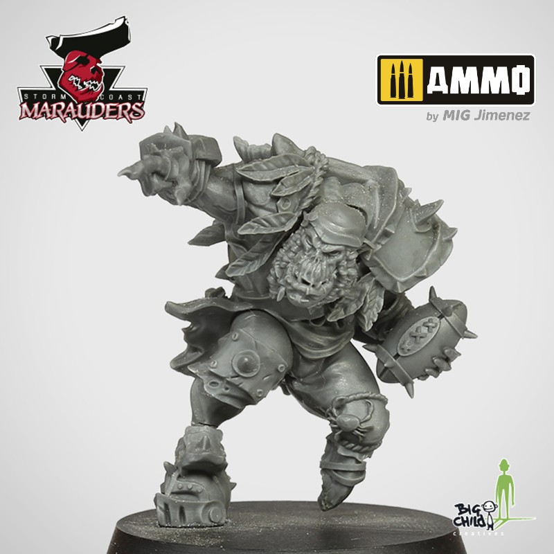 BCBS350005 Миниатюра Papa Jambo the Thrower BIG CHILD