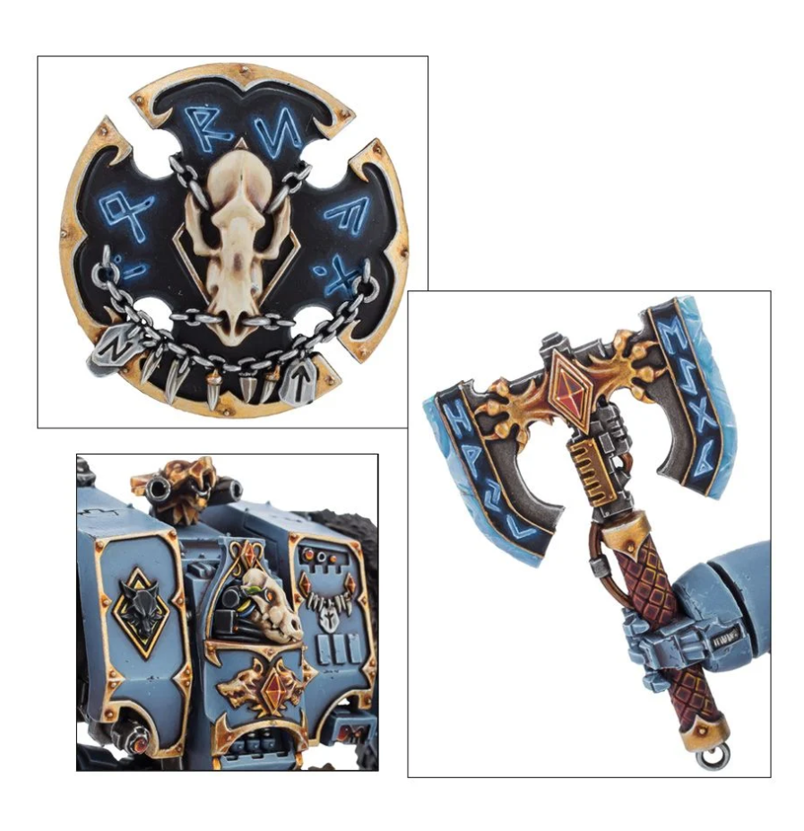 53-12GW Набор Космические Волки. Почтенный Дредноут (Space Wolves Venerable Dreadnought)