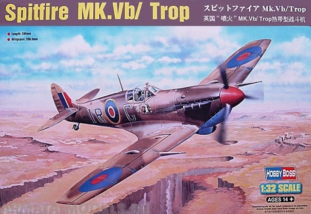 83206 Самолет Spitfire MK.Vb/ Trop Hobby Boss