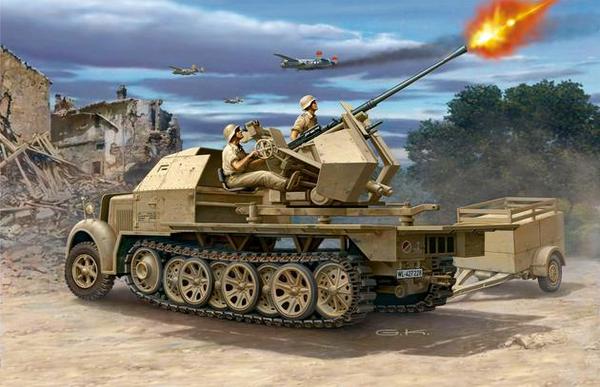 03207 Артиллерийский тягач Sd.Kfz. 7/2 Revell