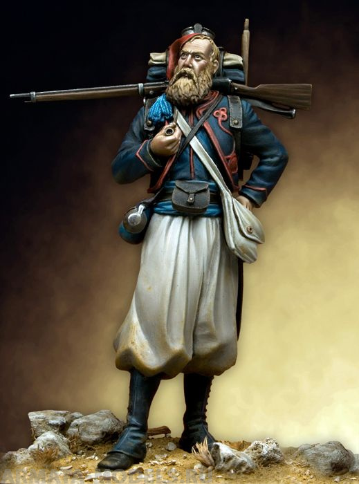 75-068PEG French Zouave, 1866-85 Pegaso Models