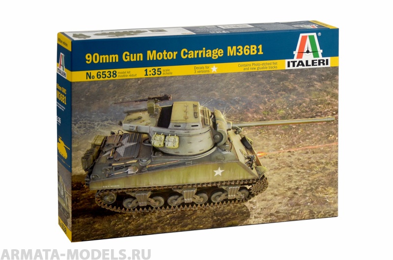 6538ИТ САМОХОДКА M36B1 Italeri