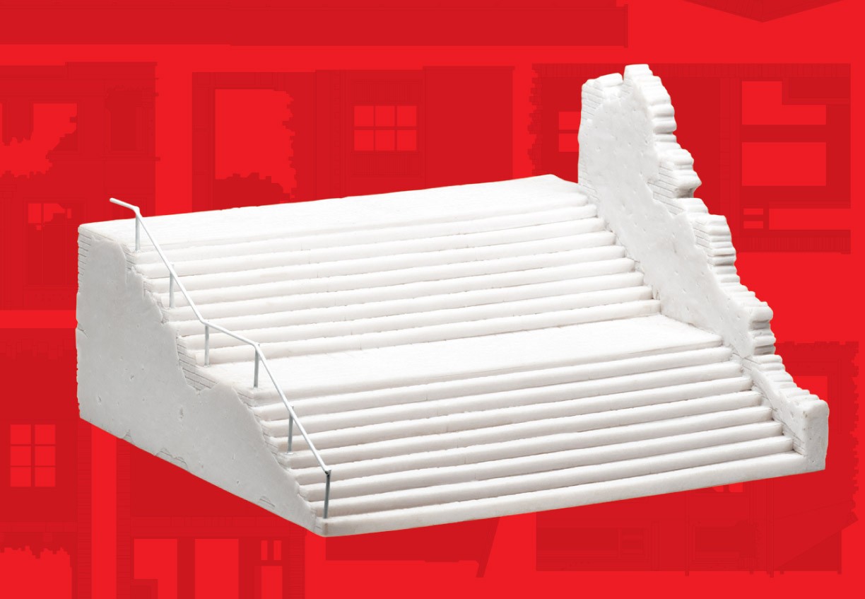 A75017 Сборная модель здания European City Steps Airfix