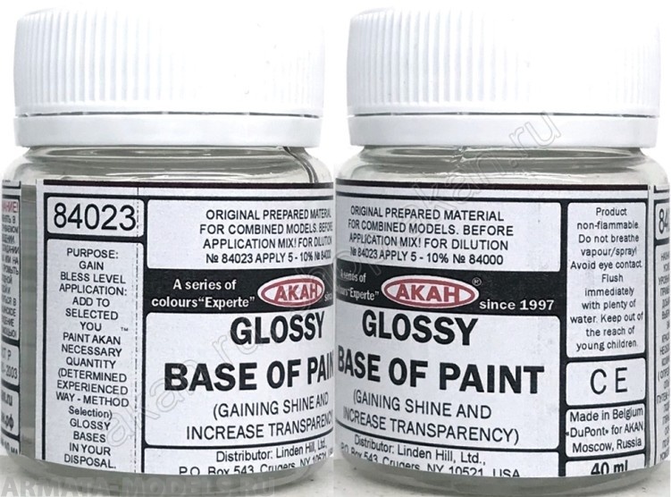 84023A Глянцевая основа краски (усилитель блеска и прозрачности краски)