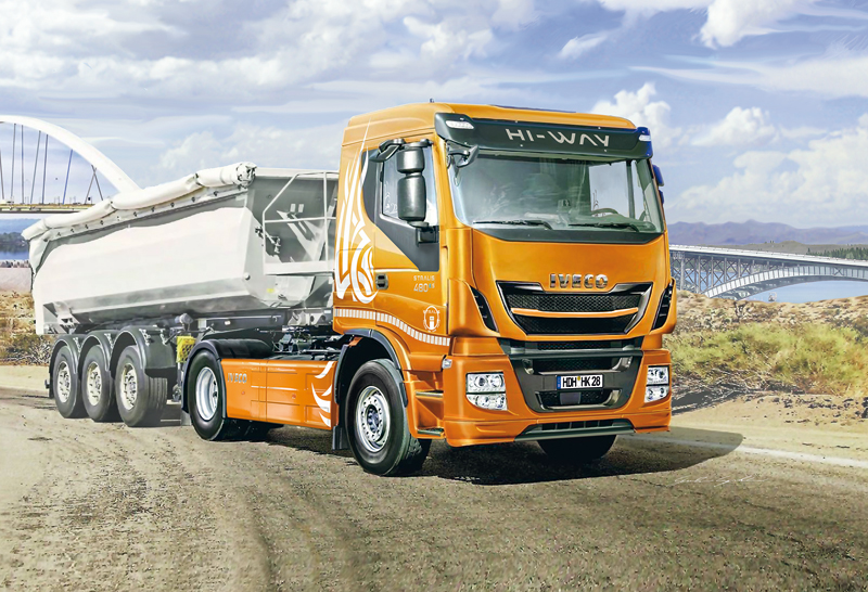 3928ИТ Грузовик IVECO HI-WAY 480 E5 LOW ROOF Italeri