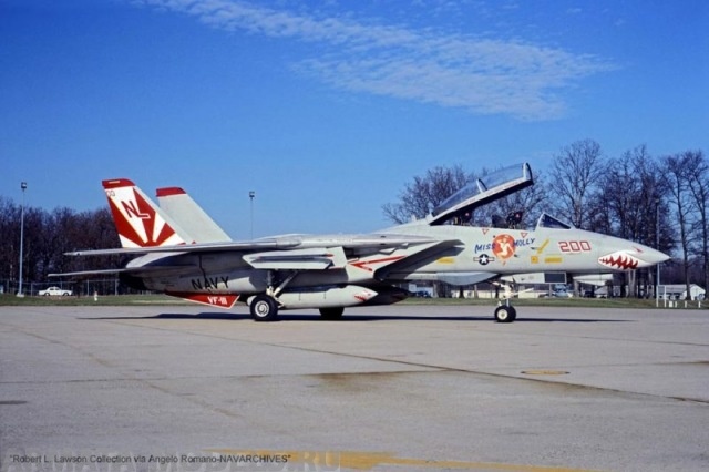 02123 Самолет  F-14A TOMCAT MISS MOLLY Hasegawa
