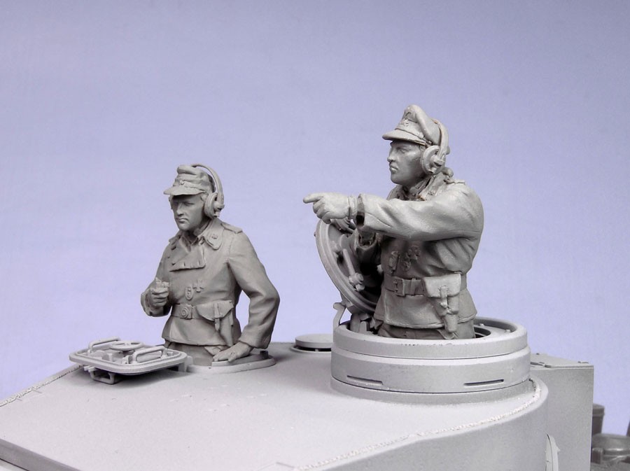 Т-35070 Немецкие танкисты на ТИГР (Курск 1943 г) (2) Tank