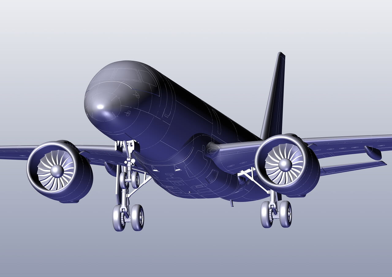 ЕЕ144152_3 Авиалайнер EMB 190E2 WIDEROE Восточный экспресс