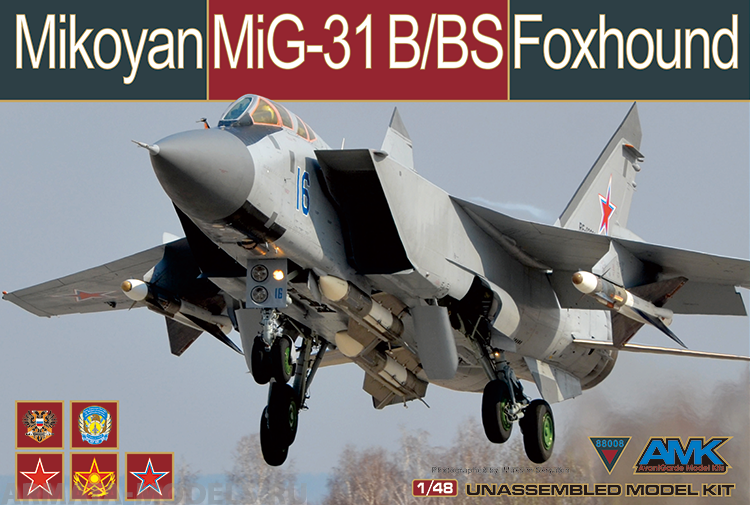 88008 Самолет  Mikoyan Mig-31 B/BS Foxhound AMK