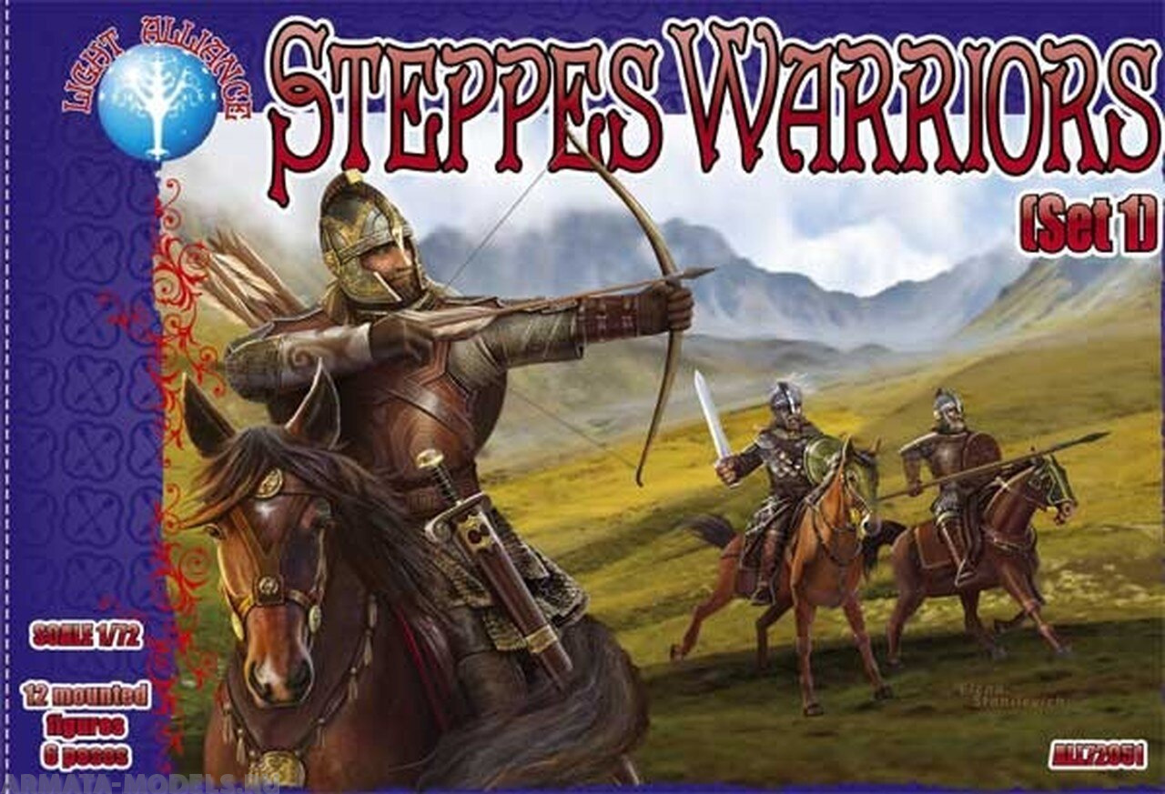 ALL72051 Фигуры Steppes Warriors. Set 1 Dark Alliance