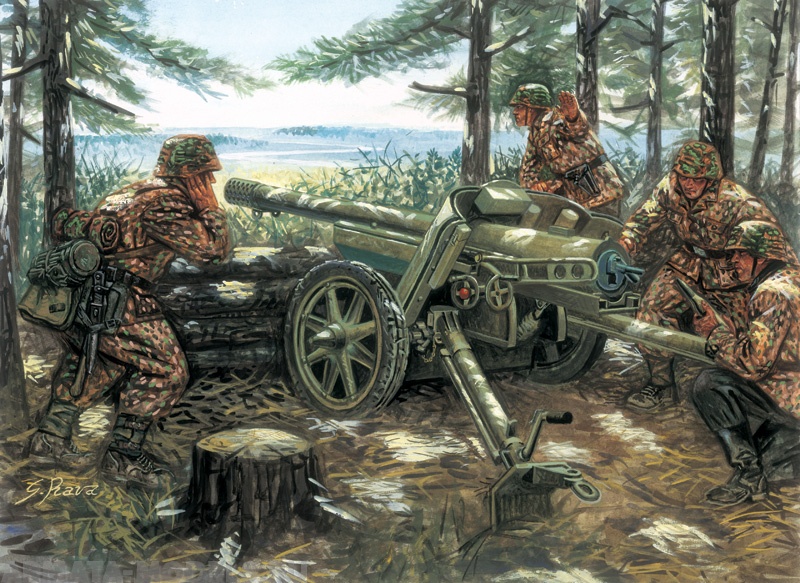 6460ИТ Пушка Pak 97/38 AT Gun with servants Italeri