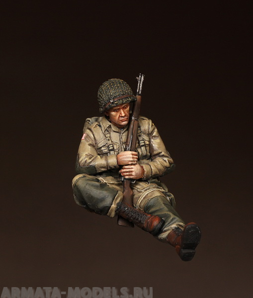 3584SOGA U.S. Army Airborne on Sherman. SOGA Miniatures