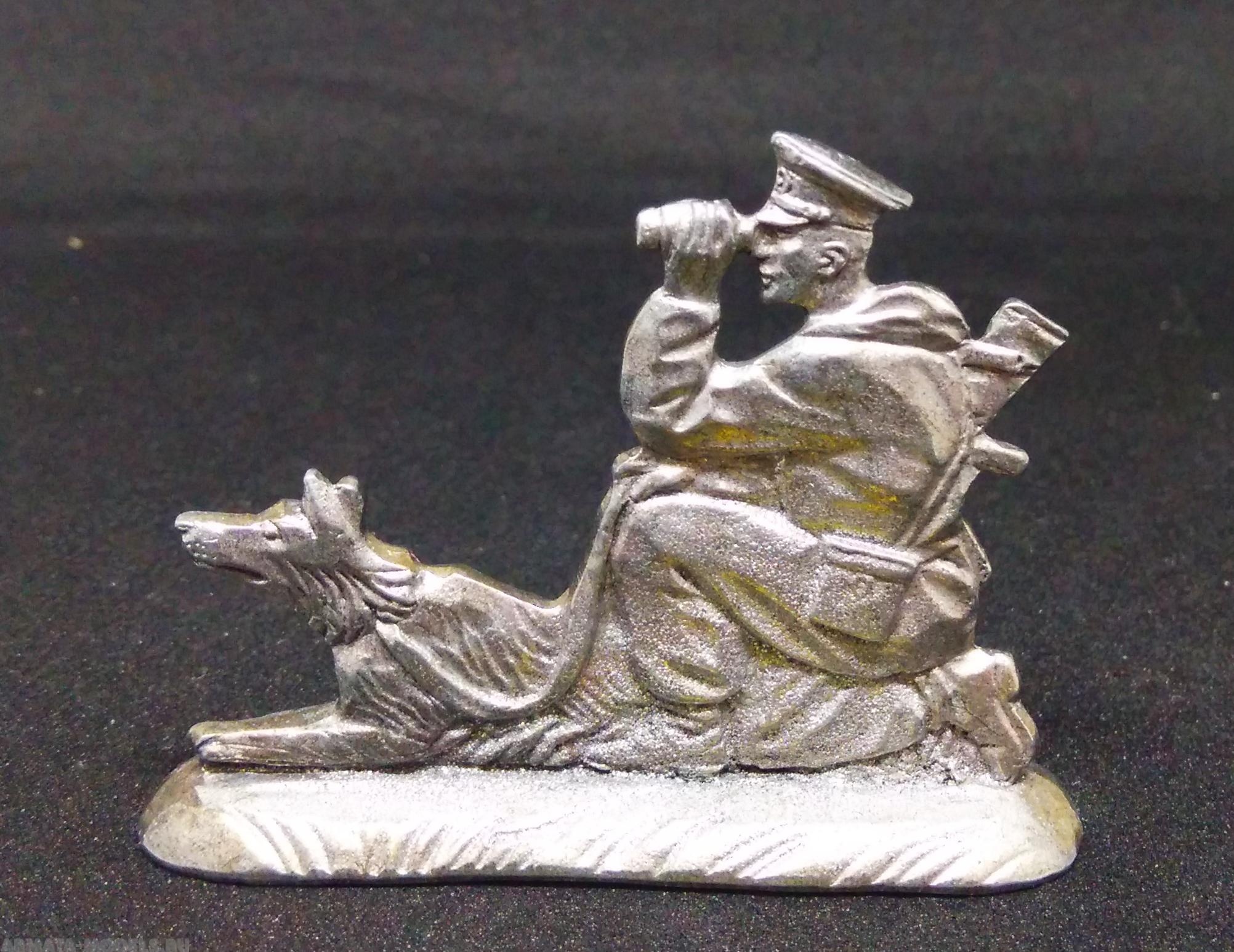 Н-7-107 Пограничник в засаде Солдатики "Ура"