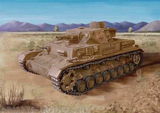 7560Д 1/72 ТАНК Pz.Kpfw.IVAusf.F1 Dragon
