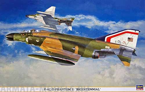 09790 Самолет F-4C/D PHANTOM II BICENTENNIAL Hasegawa