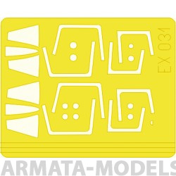 ЕХ031 Маска для окрашивания для модели F-104C/J для модели Хасегава (Eduard)  1/48