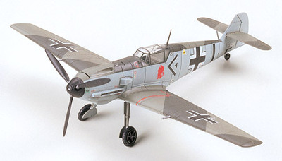 60750 Немецкий самолет Второй Мировой войны Messerschmitt Bf 109E-3 Tamiya