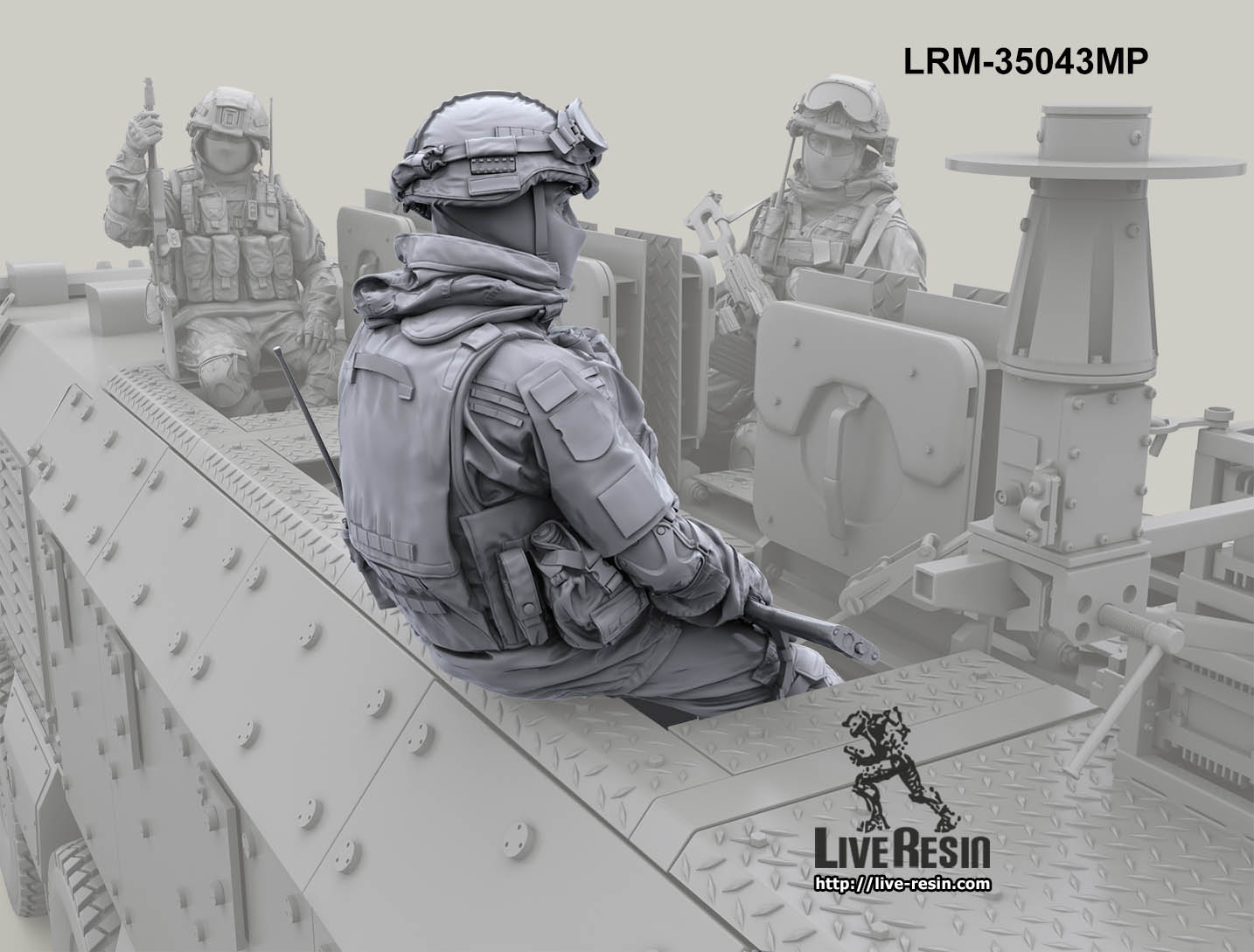 LRM35043MP Боец военной полиции РФ -5 Live Resin