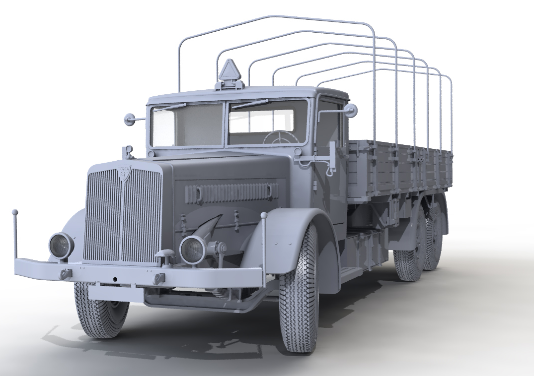 DW35001 Немецкий тягач  Faun L900 Hardtop 2in1 Das Werk