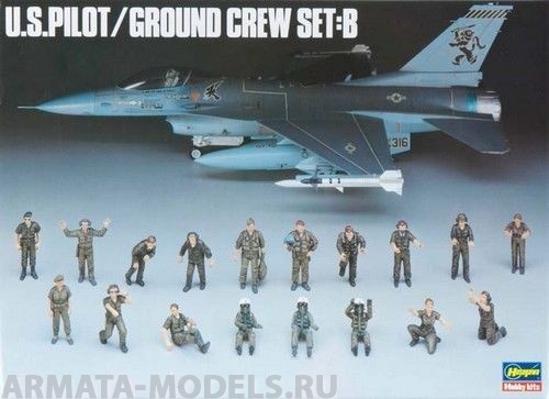 36005 Пилоты ВВС США PILOT/GROUNDER R X48-5 Hasegawa