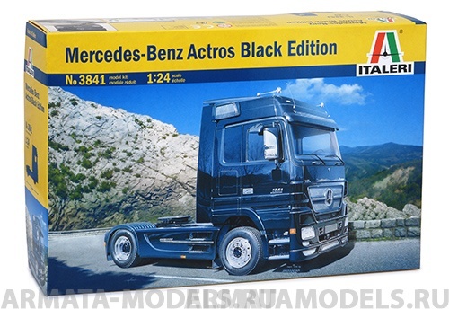 3841ИТ Грузовик Mercedes-Bens Actors Black Edition Italeri