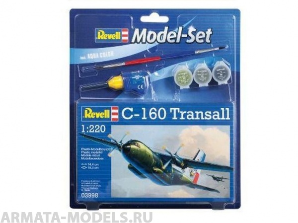63998 Набор Военный Самолет Транспорт Альянц C.160 «Трансаль» Revell
