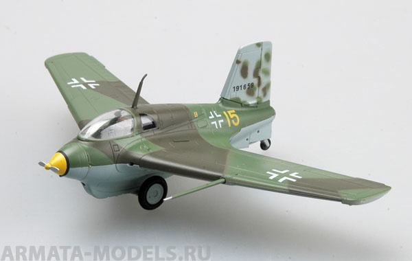 36344EM Самолёт Me-163 B-1a, жёлтый 15 Easy Model