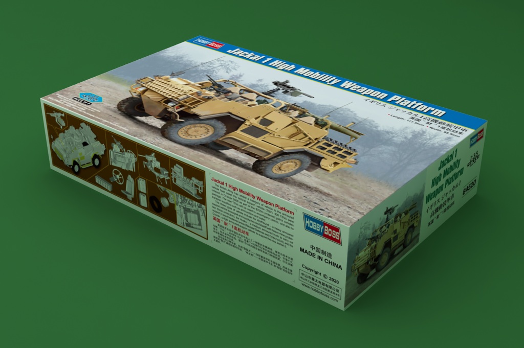 84520 Бронеавтомобиль Jackal 1 High Mobility Weapon Platform Hobby Boss