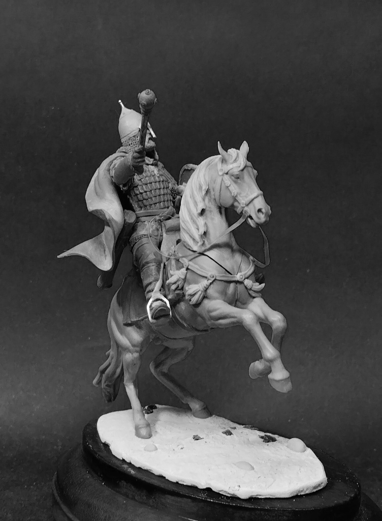 CHM-54325. Знатный русский воин, 14 век. Материал - смола. Chronos Miniatures