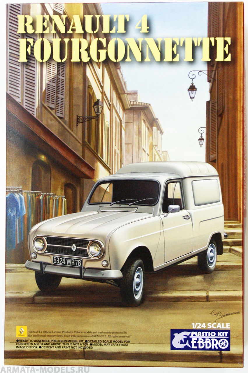 25003EBB Renault 4L Fourgonnette EBBRO