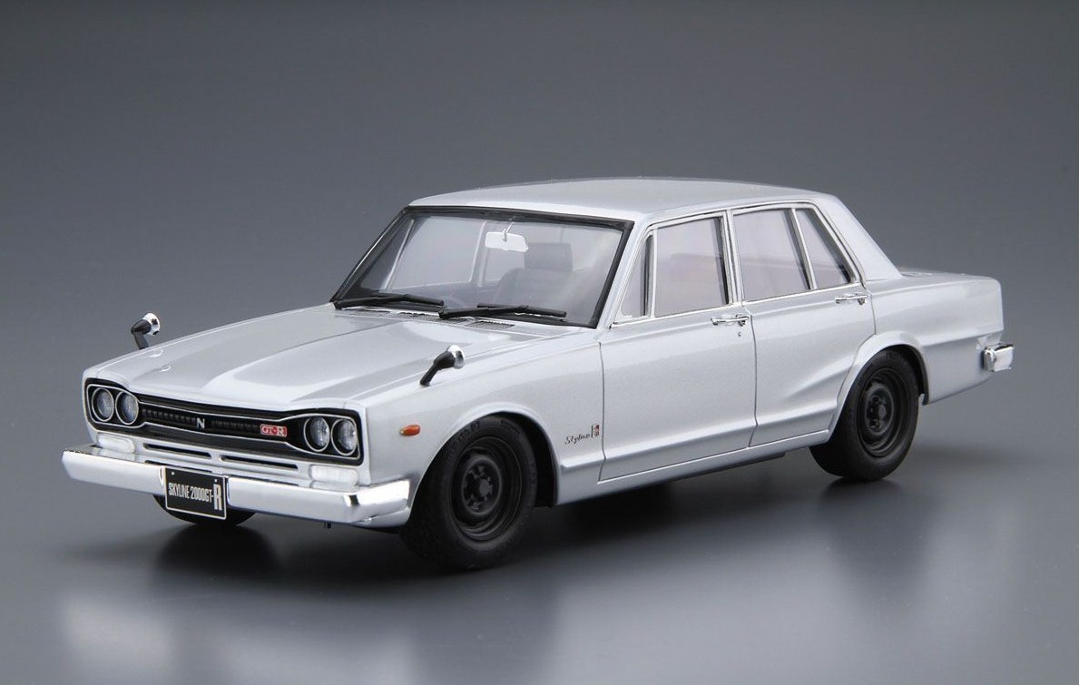05835 Nissan Skyline 2000 GT-R PGC10 '70 Aoshima