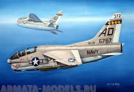 87209 Самолет США TА-7C Corsair II Hobby Boss