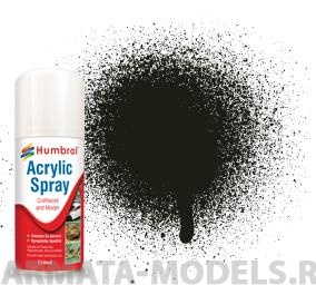 AD6163 Краска акриловая No 163 Темно-зеленый - полу-матовый Modellers Spray 150 ML