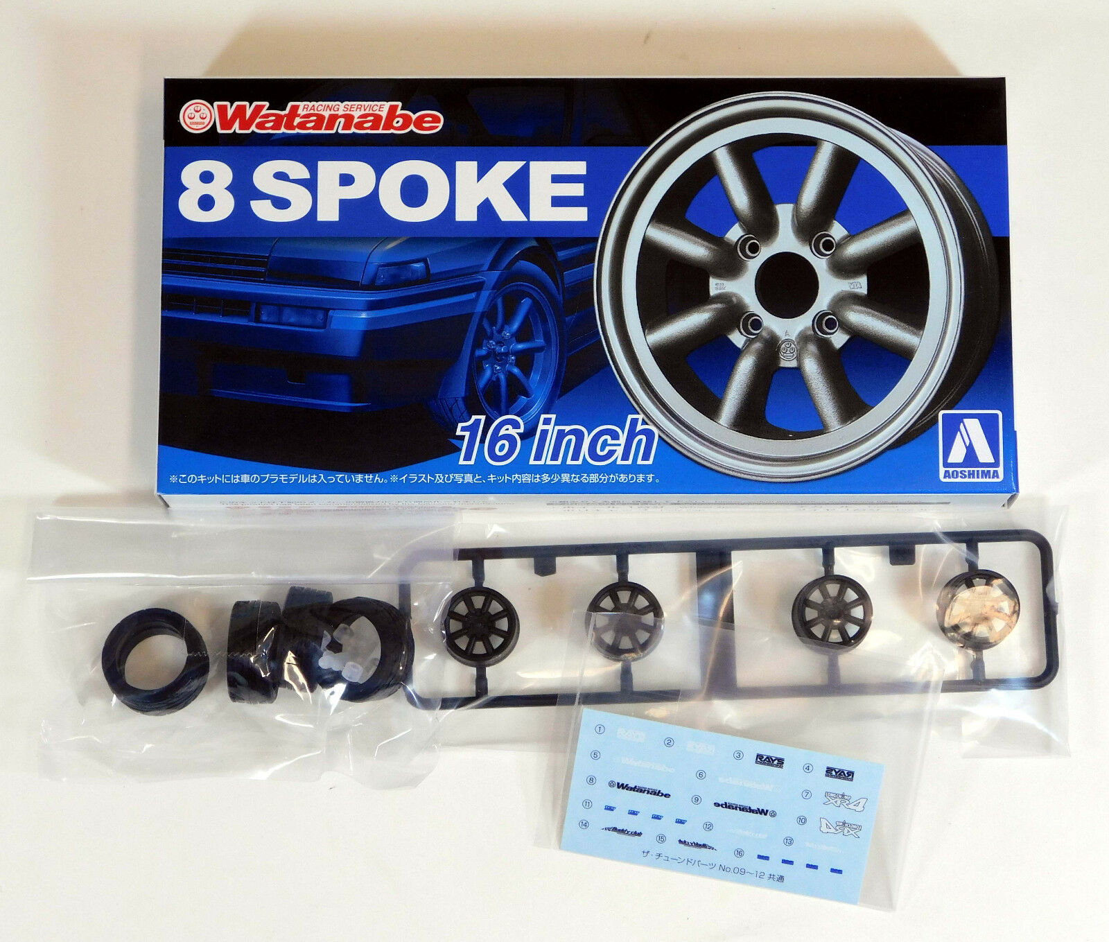 05248 RS Watanabe 8 Spoke 16 inch Aoshima