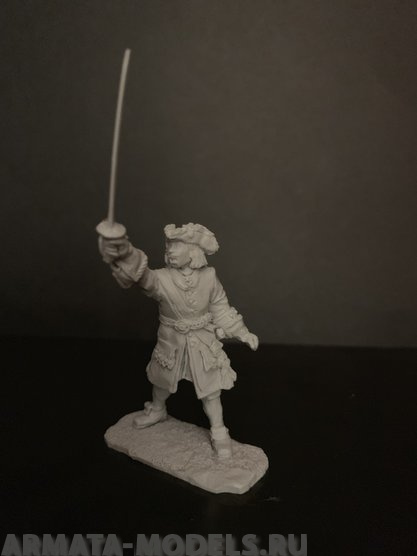 5220ТБ Русский офицер со шпагой, Северная  война Три Богатыря