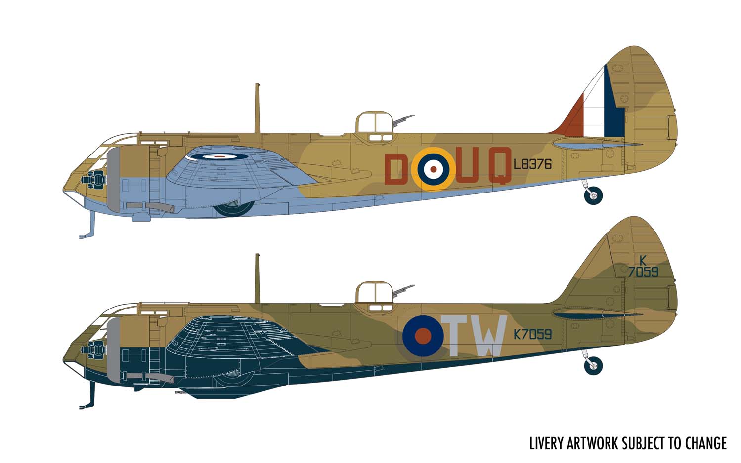 A09190 Сборная модель самолета Bristol Blenheim Mk1 Airfix