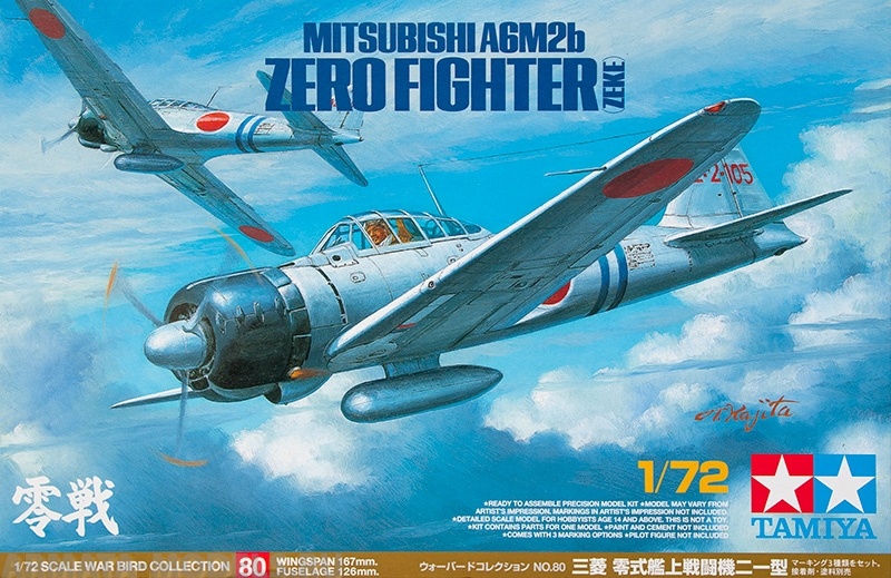 60780T Mitsubishi A6M2b (ZEKE) - Zero Fighter Tamiya
