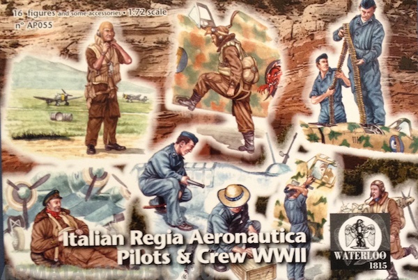 AP055 World War II Royal Italian Air Force Pilots and Crew WATERLOO